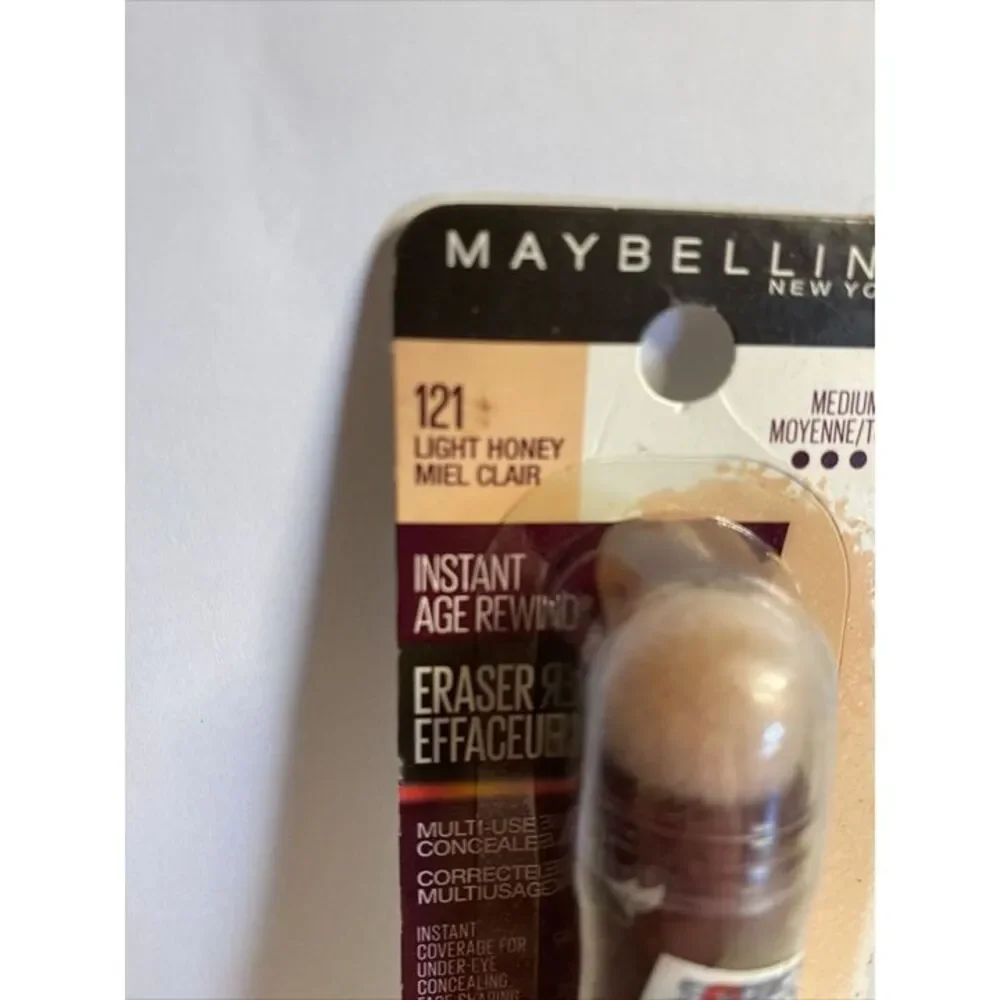 Maybelline 121 Light Honey Instant Age Rewind Eraser Multi Use Concealer 0.2 oz